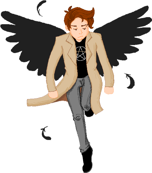 Tumblr Mhx0p5n7mx1s49yzjo1 1280 - Fandomstuck Supernatural (584x654), Png Download