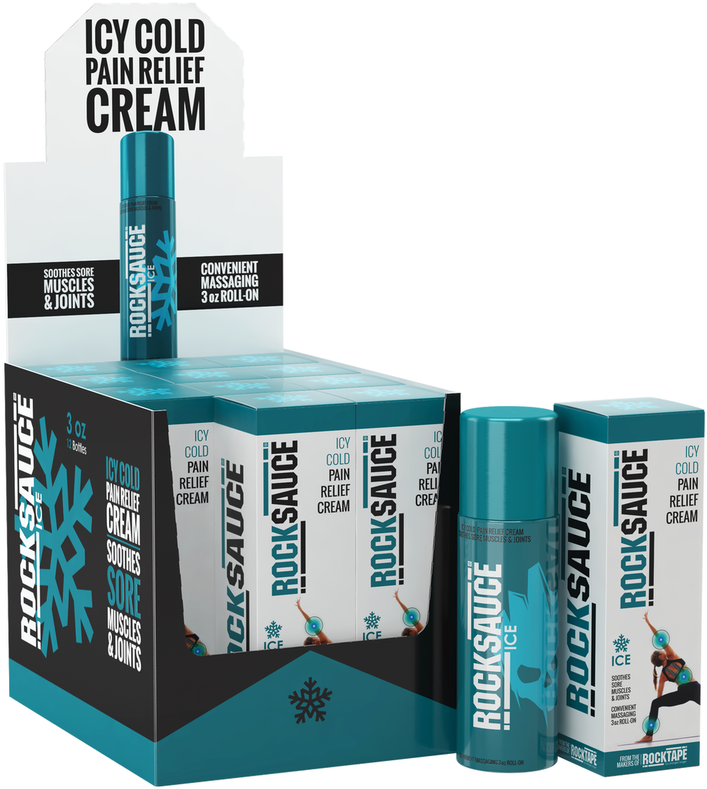 Rocksauce Ice 12 Pack W/merchandiser - Rocktape (1200x1259), Png Download