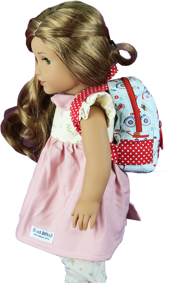 Sami Dolls Backpack - American Girl (655x1000), Png Download