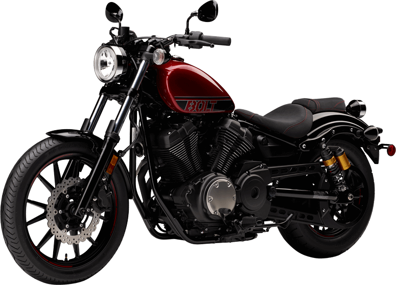 2017 Bolt R Spec Red Left Front Three Quarter - Yamaha Bolt R 2018 (775x558), Png Download