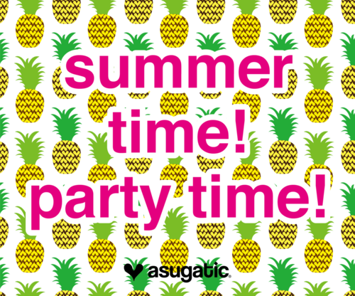 Art, Artsy, And Beach Image - Summer Time Party Time (500x416), Png Download