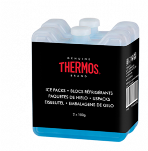 Thermos Ice Pack 100g Duo - Thermos Ice Packs 2 X 200g (400x300), Png Download