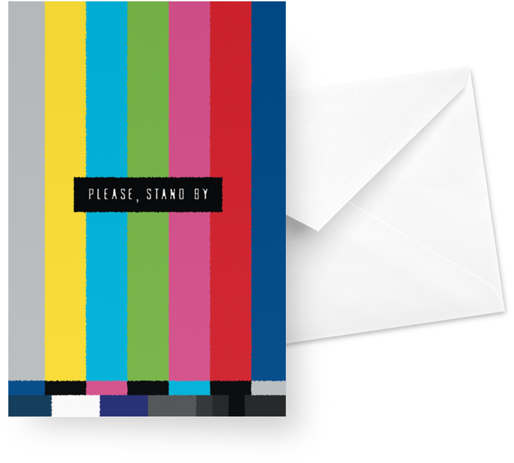 Cartão Stand By De Roberto Weigand Estúdiona - Television Set (800x800), Png Download