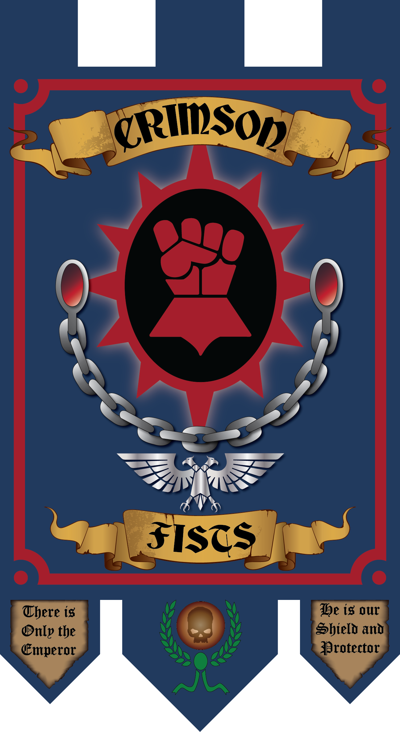 Crimson Fists - Crimson (1296x2372), Png Download