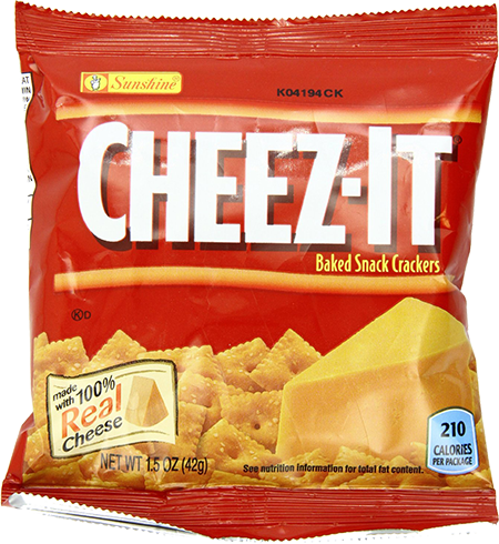 Cheez-it Original - Cheez It Stickers (450x490), Png Download
