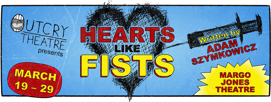 Outcry Theatre Will Present Hearts Like Fists, A Superhero - Poster (900x338), Png Download