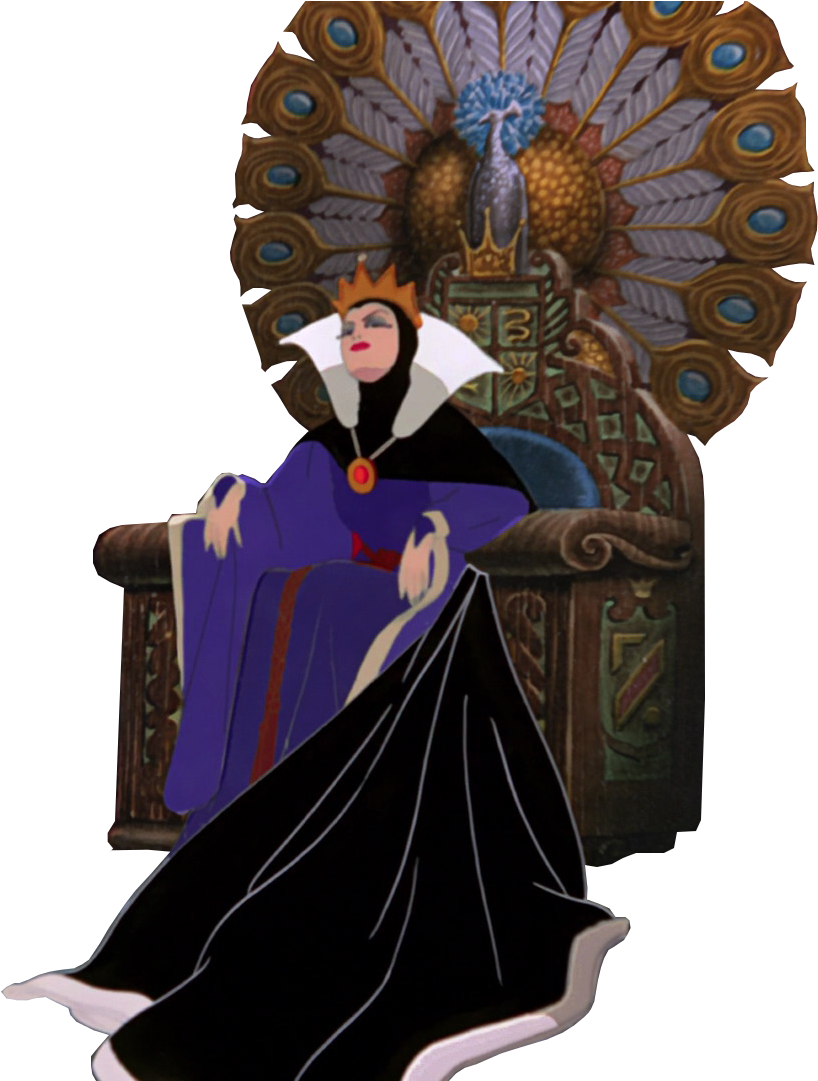 Cliparts De La Primera Gran Villana De Disney - Madrastra De Blancanieves Png (1440x1080), Png Download