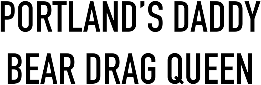 Daddy Bear Drag Queen 2 - Beauty Bakerie Logo Png (1000x383), Png Download