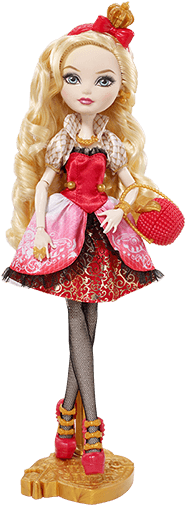 Hija De Blancanieves - Ever After High Apple White Doll (dolls (284x526), Png Download