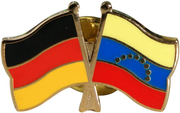 Venezuela 8 Stars Friendship Flag Pin, Badge - Freundschaftspin Deutschland Russland (1500x997), Png Download