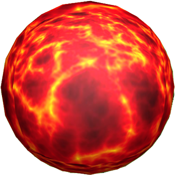 Mario Fireball Png Community - Roblox Dodgeball Ball (420x420), Png Download