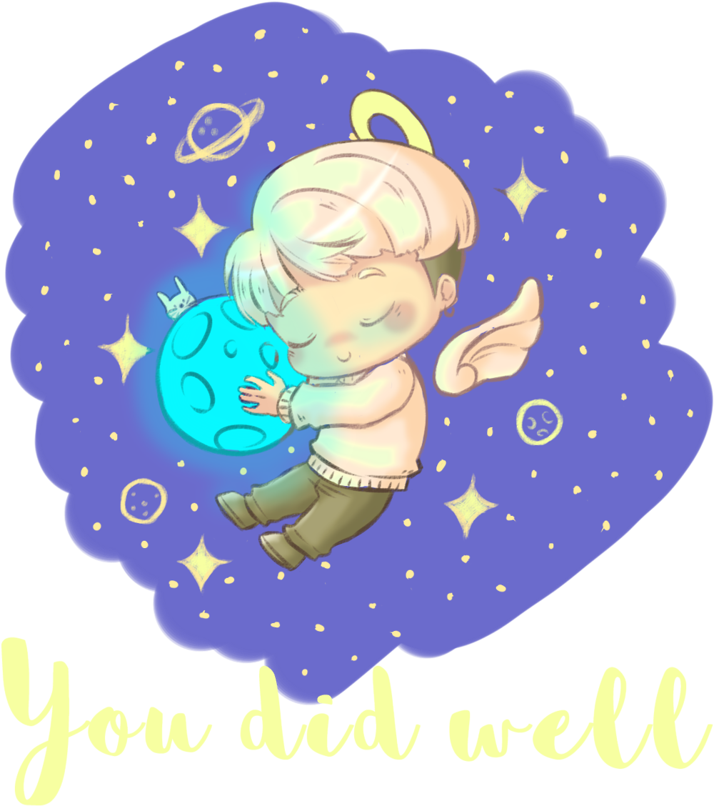 Rest In Peace, Sweet Angel - Fanart Jonghyun Angel (1280x1280), Png Download