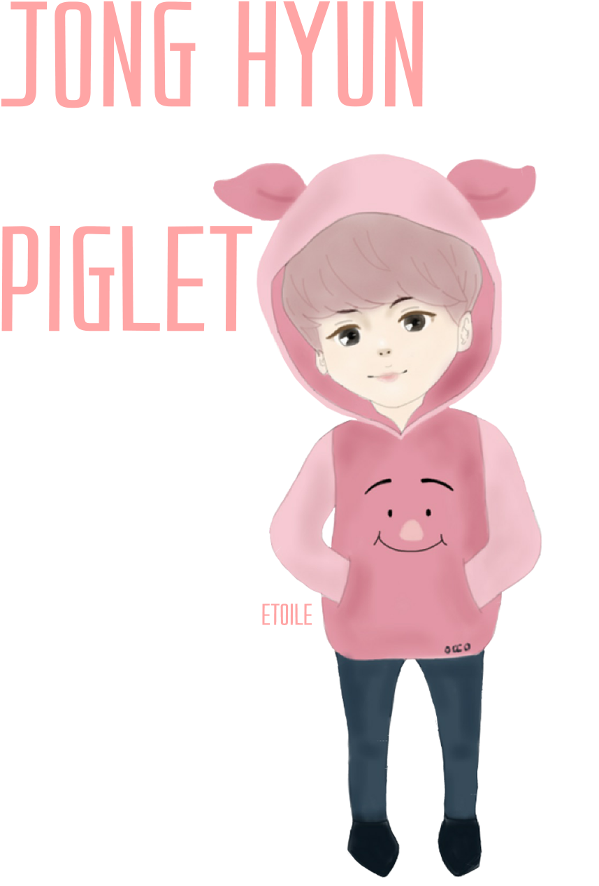 Piglet Jonghyun - Jonghyun (900x1400), Png Download