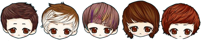 Chibis Shinee (700x200), Png Download