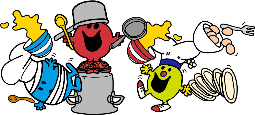 Cooking With Your Little Ones - Mr Divertido - Hargreaves, Roger (1140x570), Png Download