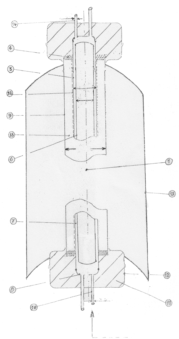 Allowing The Water Circulate In The Bottom(10) And - Technical Drawing (600x1140), Png Download