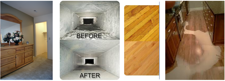 Clean Steam Usa , Carpet, Tile, Airducts, Wood & Water - Air Duct Cleaning (855x307), Png Download