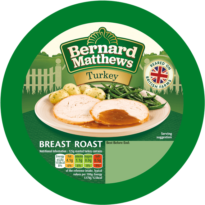 Bernard Matthews Turkey Roll (770x690), Png Download