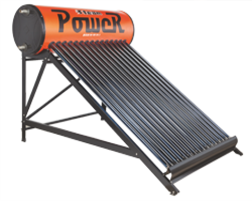 Steam Power Solar Water Heater (500x400), Png Download