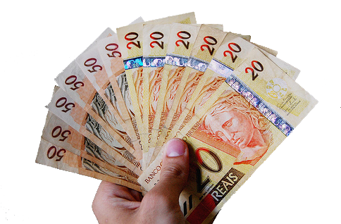 Dinheiro-internet - Brazil 20 Reais (500x333), Png Download