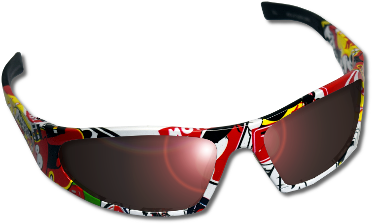 Aluminum Frame Motorcycle Sunglasses (1000x1000), Png Download