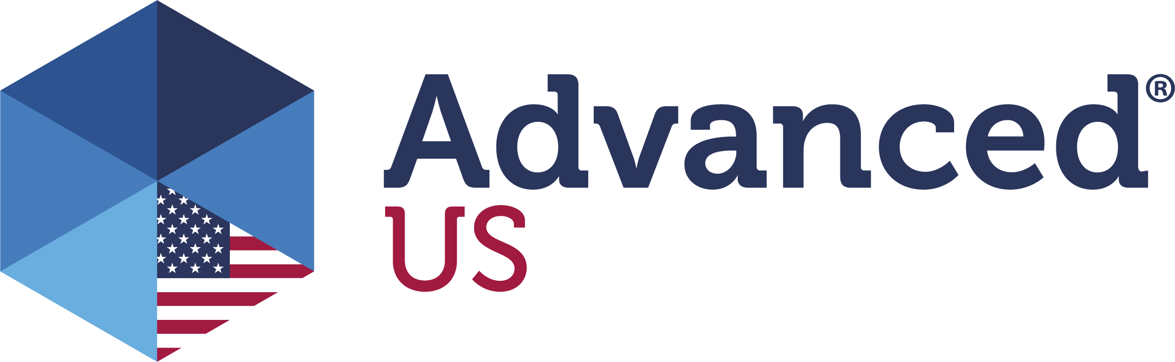 Advanced Us® - Us Flag (2367x731), Png Download