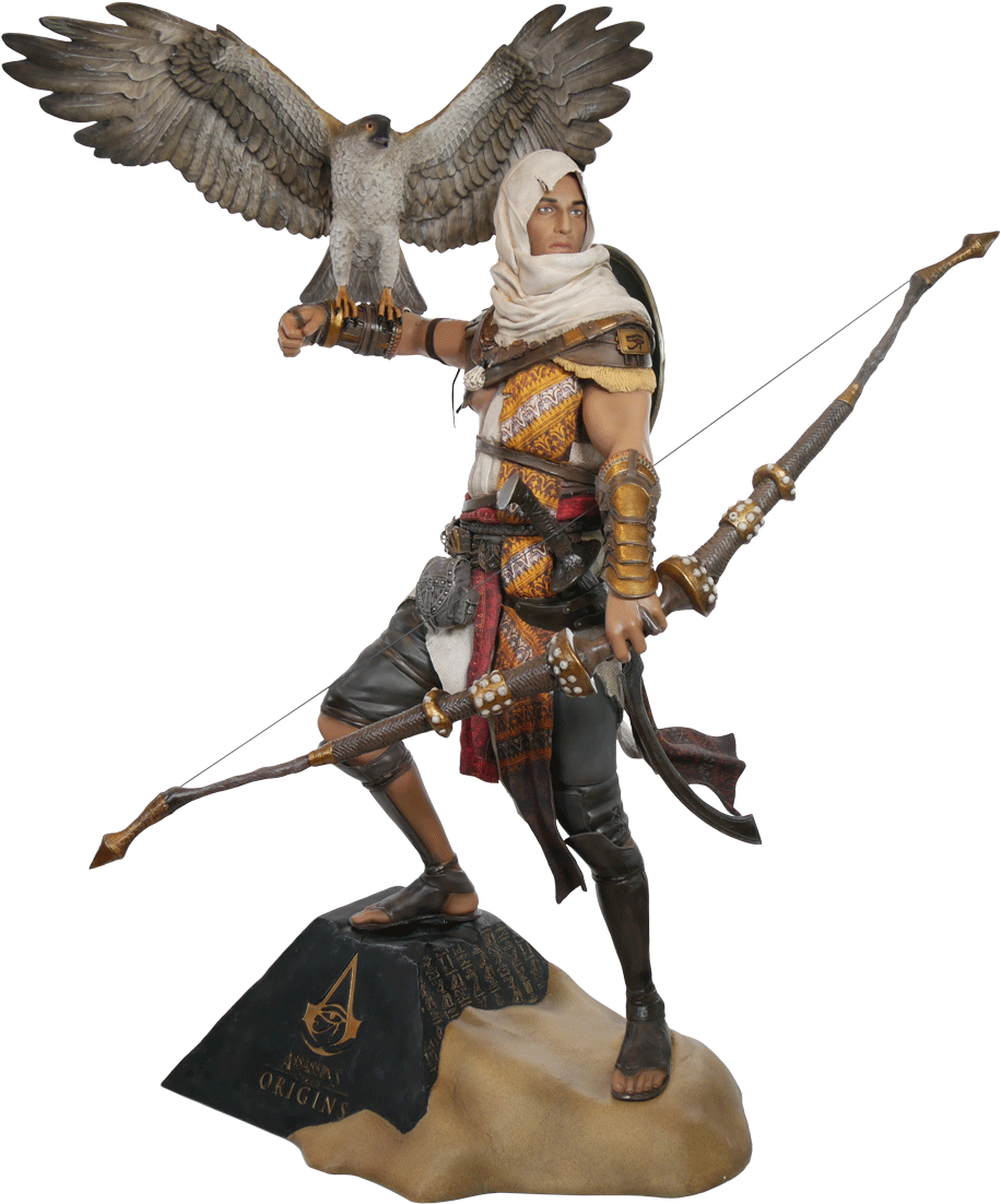 Assassin's Creed® Origins - Assassin's Creed Origins Statue (1097x1200), Png Download