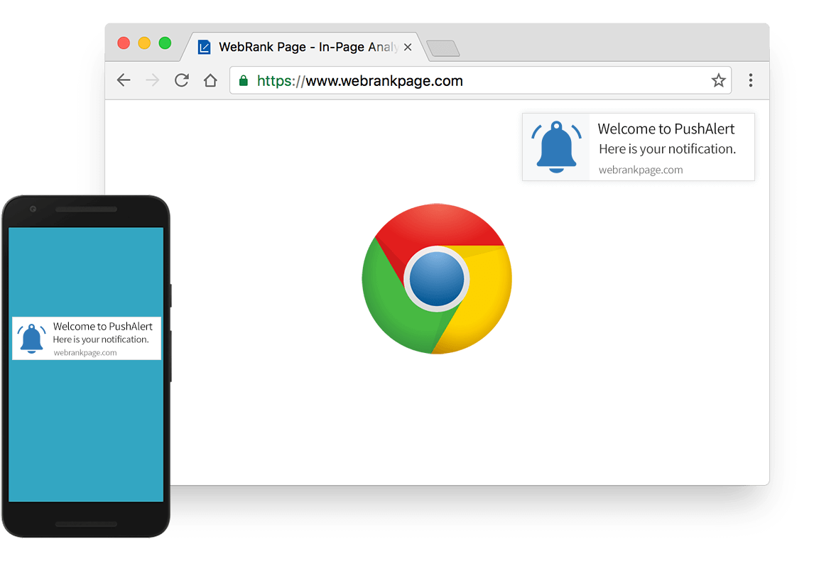 Push Notifications On Chrome Browser - New Google Chrome Icon (1200x796), Png Download