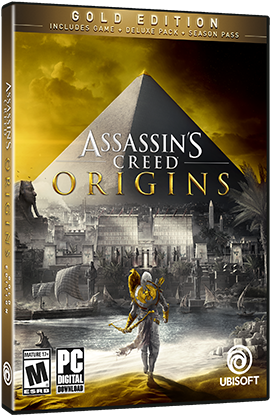 Assassin's Creed Origins - Assassin's Creed Origins Gold Edition (ps4) - Digital (297x420), Png Download