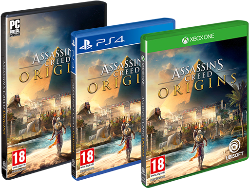Assassin's Creed Origins Standard Edition - Assasin Creed Origins Xbox One (560x433), Png Download