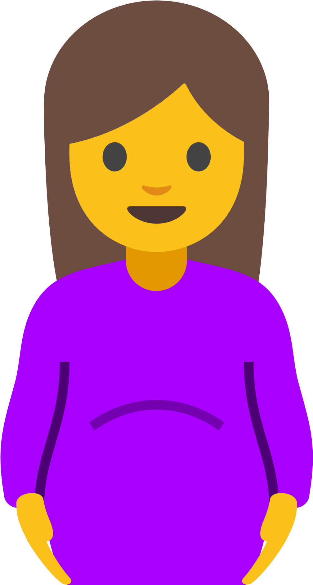 Open - Pregnant Emoji Png (2000x2000), Png Download