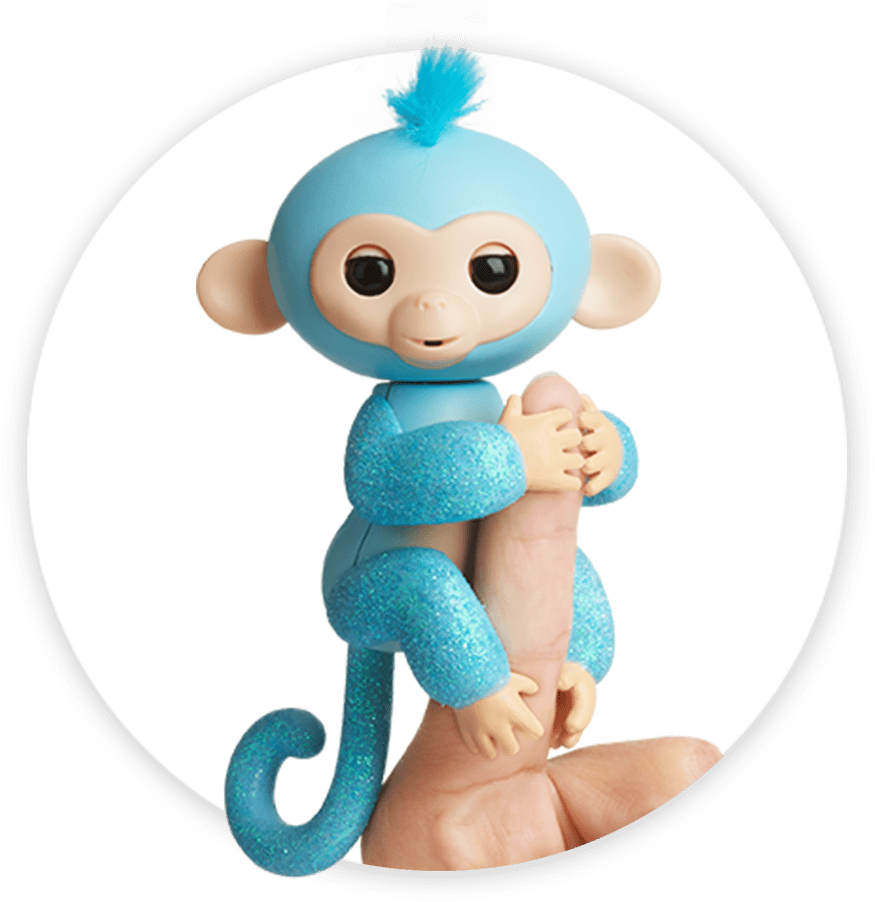 Fingerlings Monkey Glitter Amelia - Glitter Fingerlings Monkey (920x920), Png Download