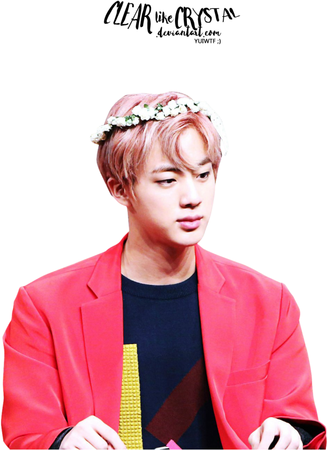 Top Images For Transparent Bts Wings Jin On Picsunday - Jin Pink Png (700x1050), Png Download