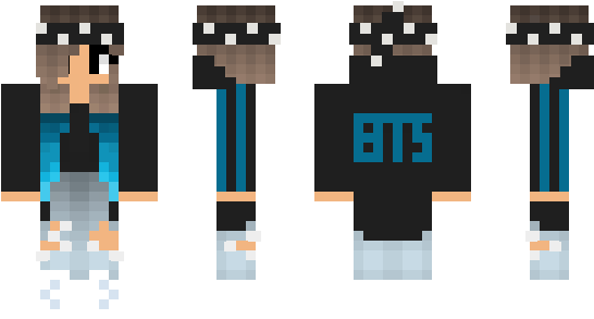 Minecraft Skin Jinbts - Skins De Fortnite De Minecraft (600x348), Png Download