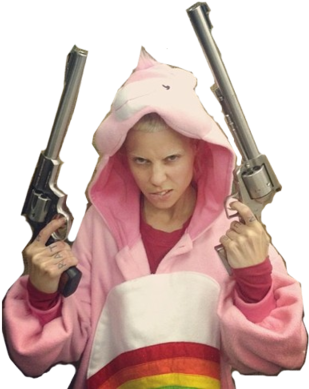 91 Images About Divas ^^ On We Heart It - Yolandi Visser Gun (400x400), Png Download