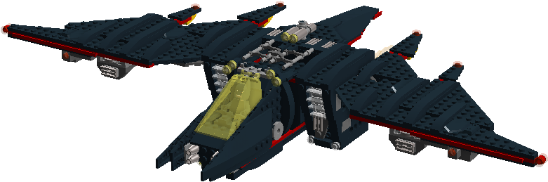 Dadaw Built The Tlbm Batwing - Lego Batwing Png (969x601), Png Download