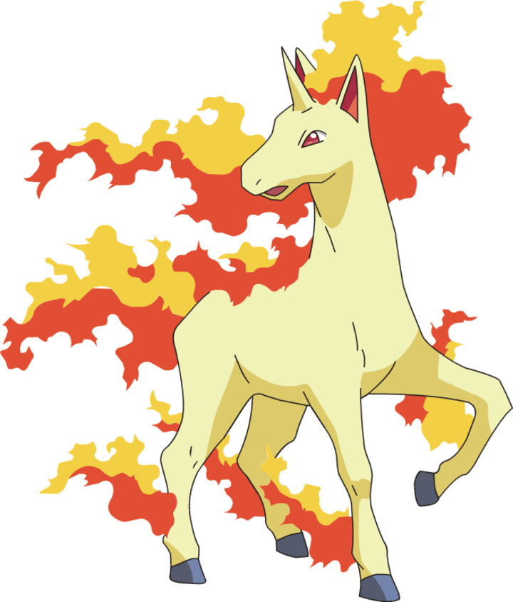 Rapidash - Rapidash Pokemon (660x774), Png Download