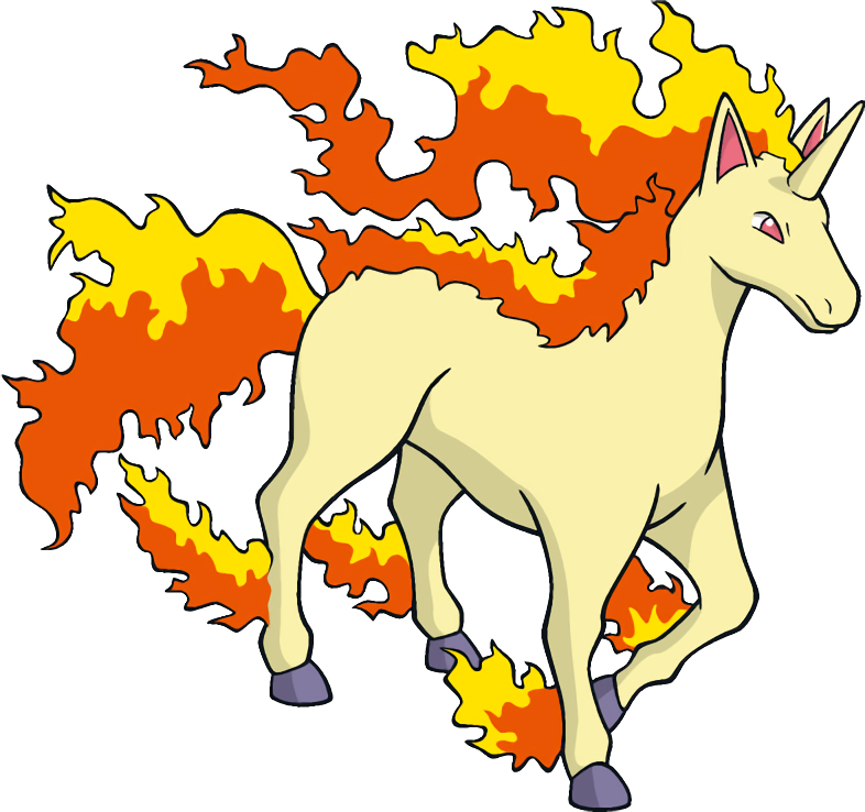 Shiny Rapidash Pokédex (786x738), Png Download