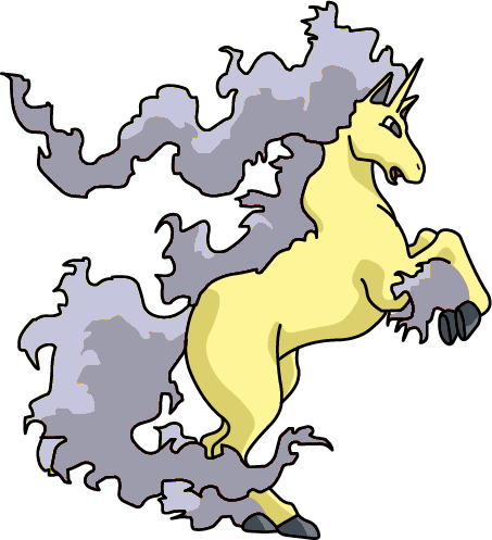 Shiny Rapidash Os - Pokemon Rapidash Shiny (453x497), Png Download