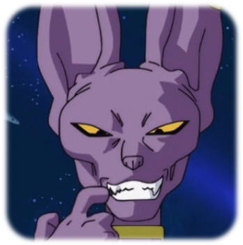Beerus Character Icon - Beerus Icon (354x358), Png Download