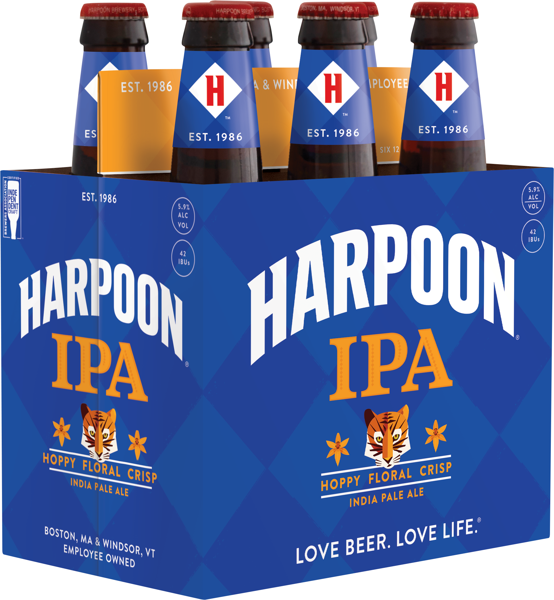 Harpoon Year-round - Harpoon Ipa (1971x2126), Png Download