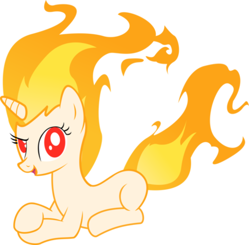 Rapidash) By Artist-tamalesyatole - My Little Pony Fire Twilight (486x479), Png Download