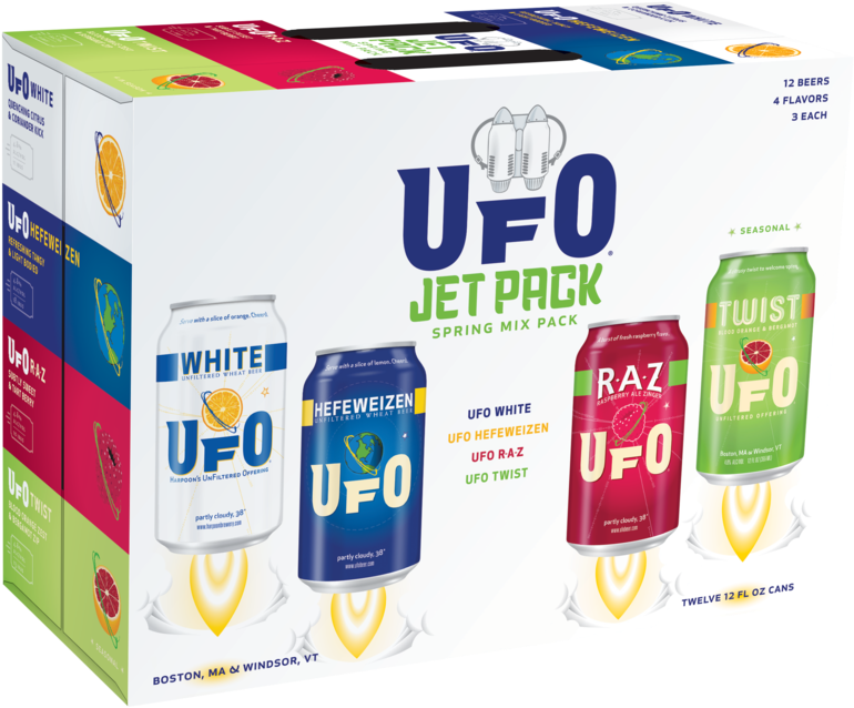 Ufo White - Harpoon Brewery (800x660), Png Download