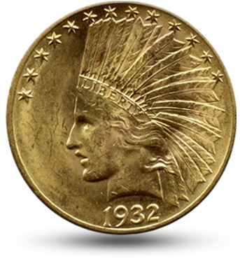 $10 Indian Head Gold Eagle - Coin Usa (480x620), Png Download