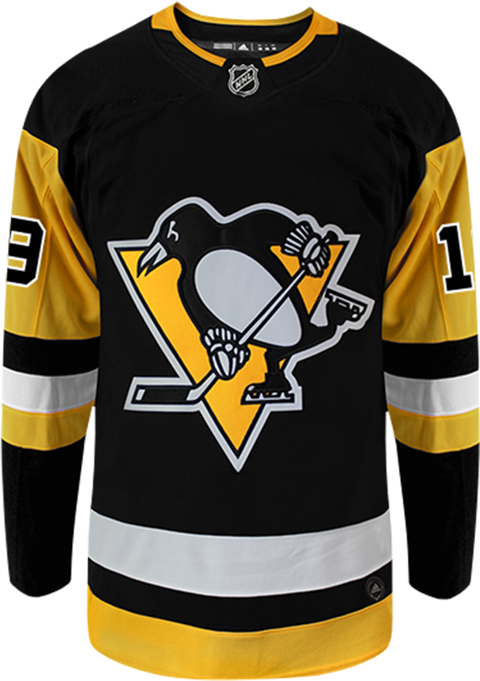 Derick Brassard Pittsburgh Penguins Adidas Authentic - Jack Johnson Penguins Jersey (910x1000), Png Download