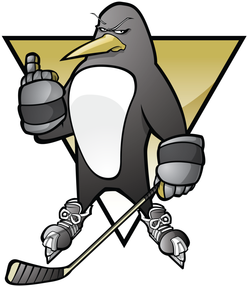 Dicky Bird - Pittsburgh Penguins Penguin (1000x1000), Png Download