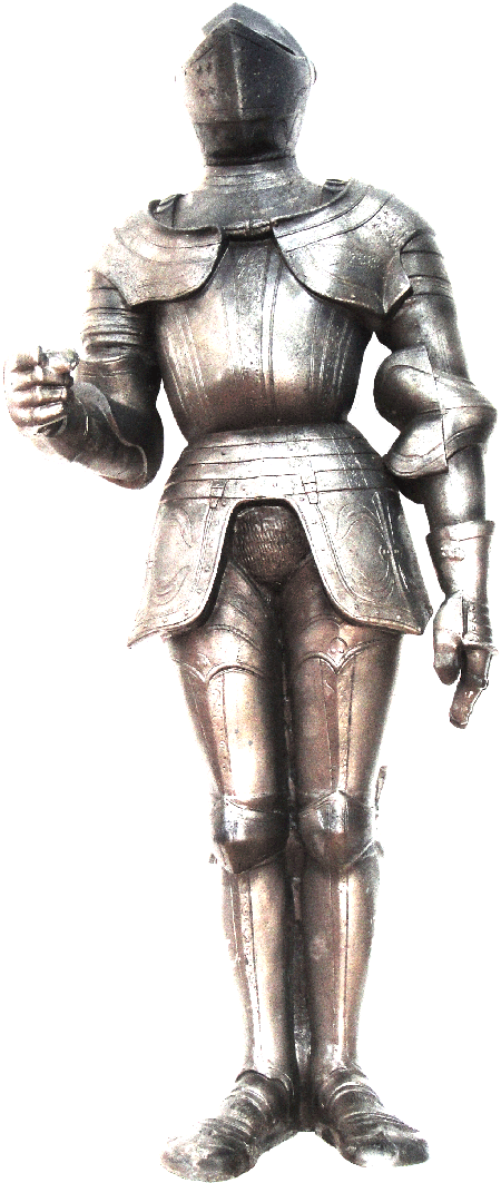 Suit Of Armour Display - Breastplate (650x1087), Png Download