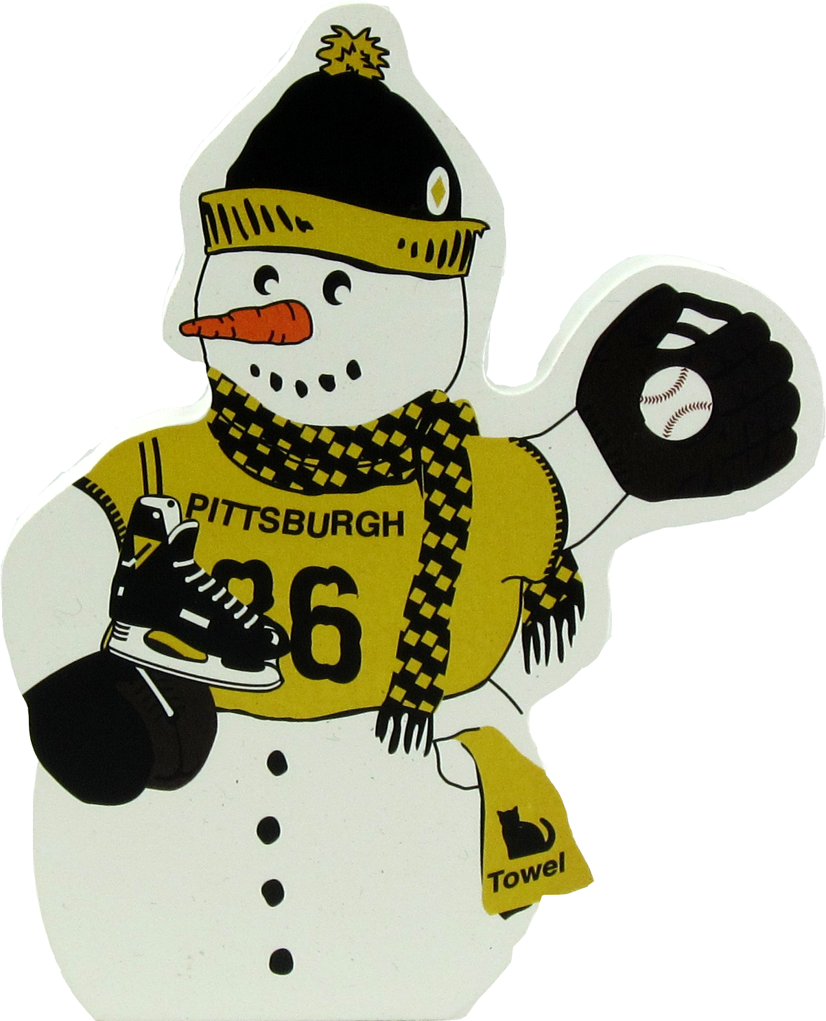 Pittsburgh Penguins Cat (1229x1493), Png Download