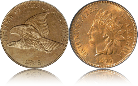 If You Are At All Interested In Flying Eagle Or Indian - Coin (446x279), Png Download