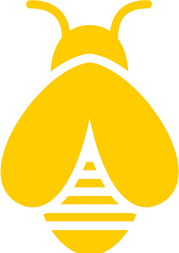 Bee Icon Stacked - Happy B Day Bee (879x879), Png Download